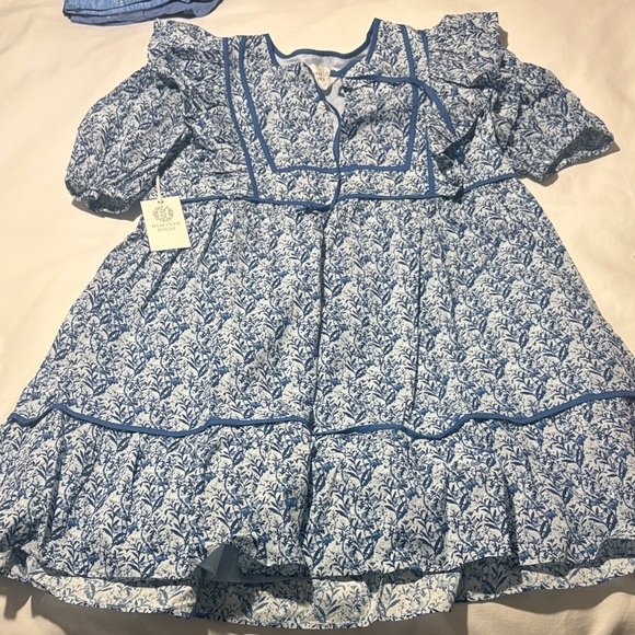 Hyacinth House Dresses & Skirts - Blue Floral Mini Dress
